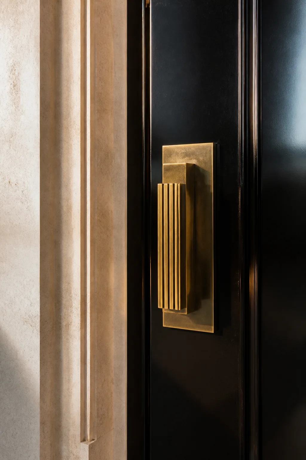 Architectural brass detail of Grand Table House